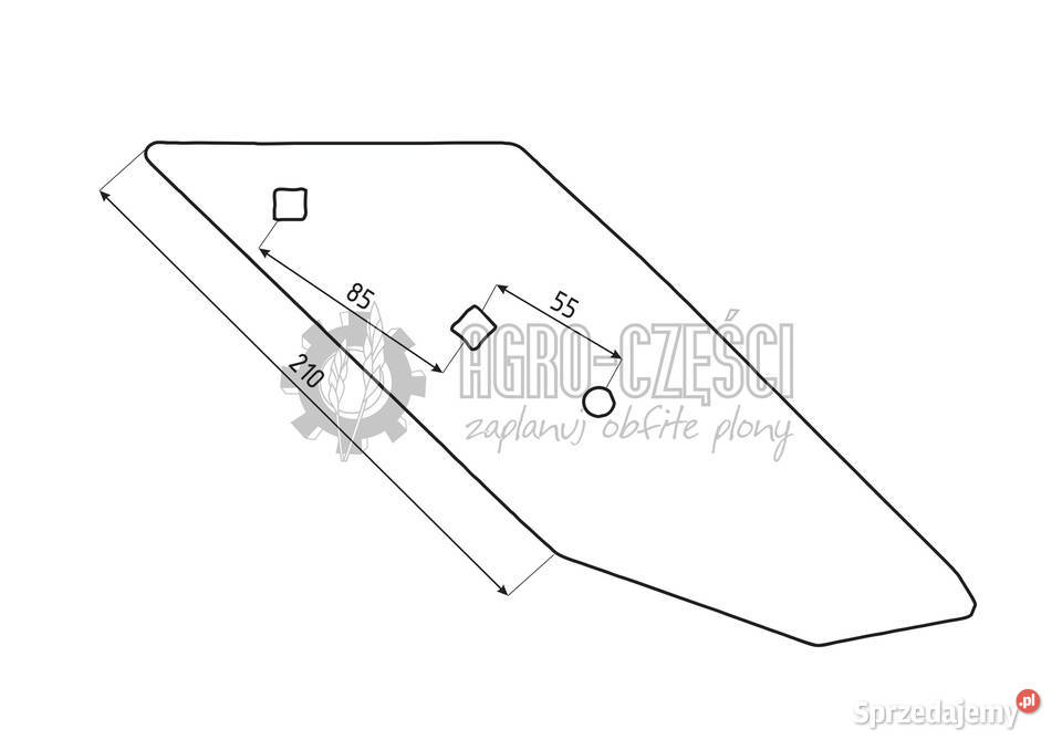 LEMKEN DŁUTO B2S PRAWE 3364050 LEWE 3364051 Skoroszyce
