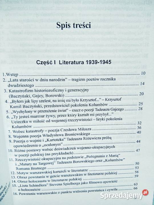 Język polski a do zet literatura outlet używane