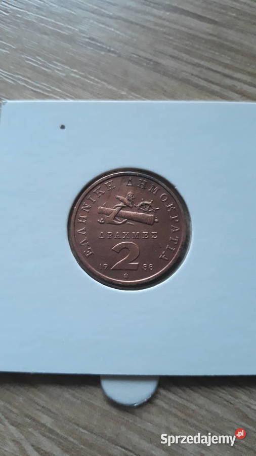 2 Drachmy Grecja 1988 r Konin