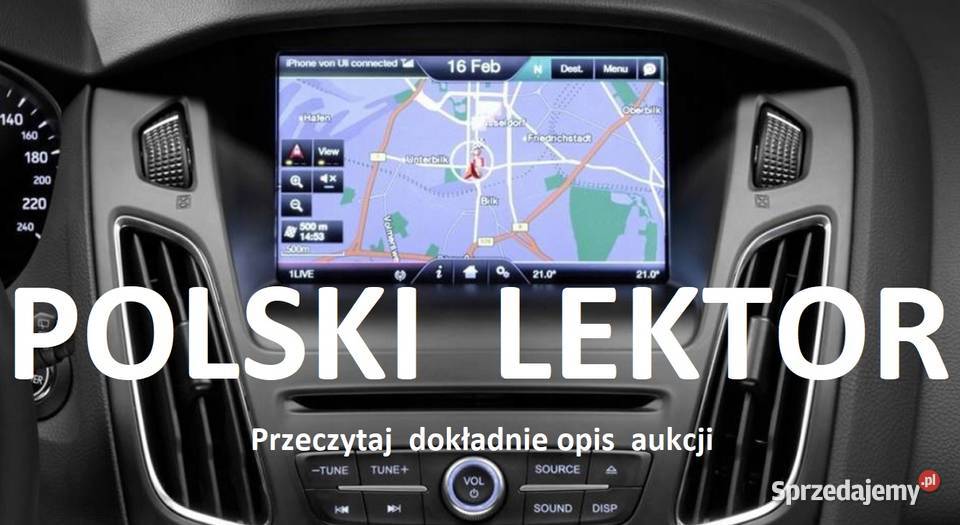 Najnowsza karta GPS F11 EUROPA 2023 Focus C Pozostałe Zakopane