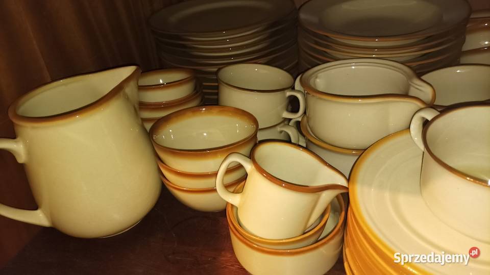 Zastawa stołowa porcelitowa Tułowice Imbryki Gliwice