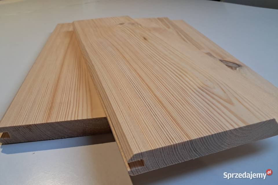 Elewacja drewniana boazeria podbitka sosna Grodziec