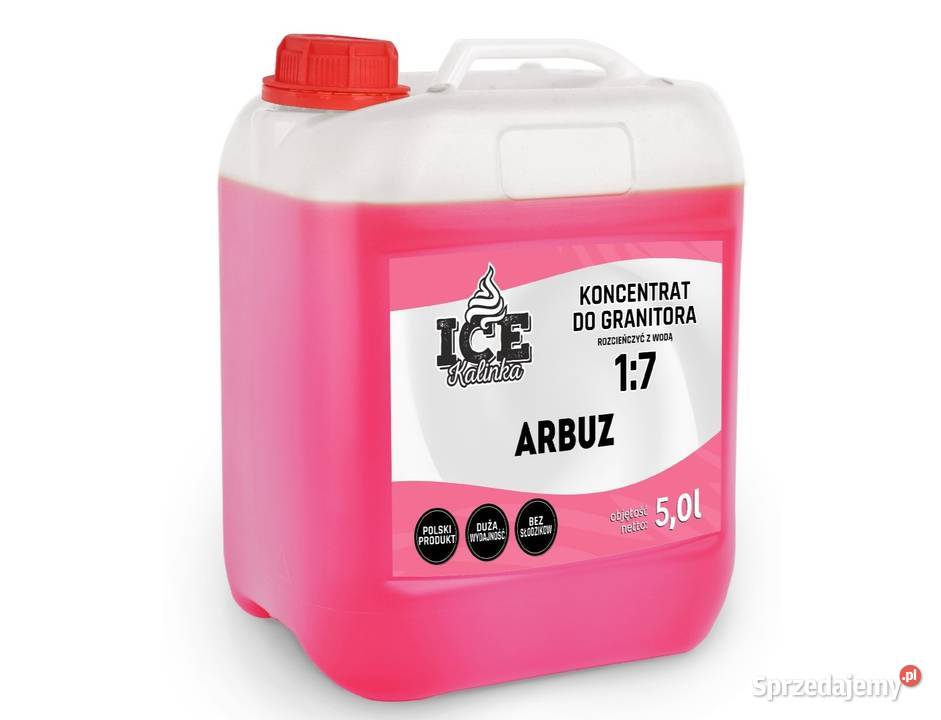 Syrop do granitora o smaku ARBUZ 5l 67 17 Slushy