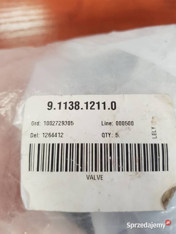 9113812110 Valve zawór elektromagnetyczny 24 VDC