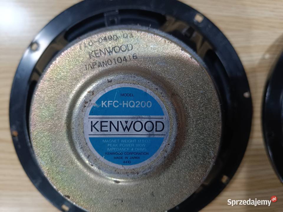Kenwood głośniki Samochodowe 200mm Głośniki