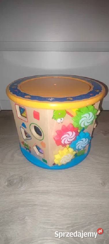 Drewniana kostka edukacyjna sorter liczydło 8w1 małopolskie