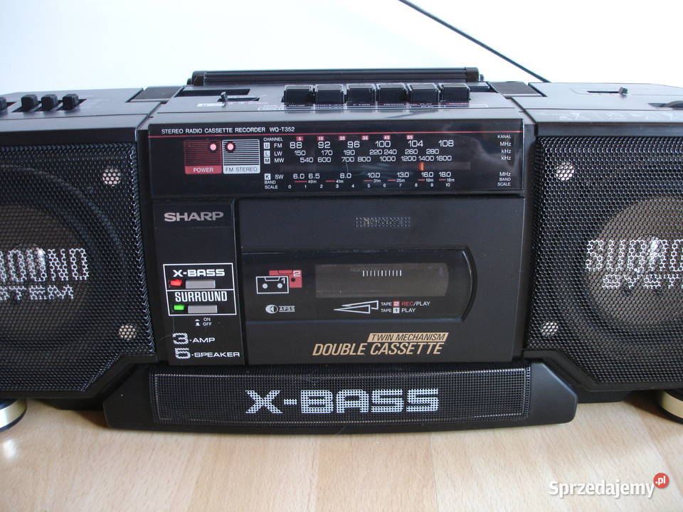 Radiomagnetofon SHARP WQT352H