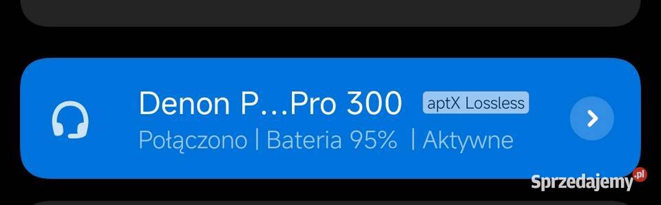 Słuchawki bezprzewodowe Denon Perl Pro aptx śląskie Pszczyna sprzedam