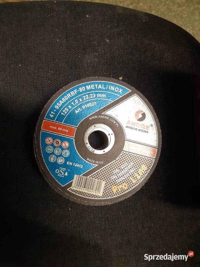 Tarcza do cięcia stali 125x2x22 ANDRE Łęczna