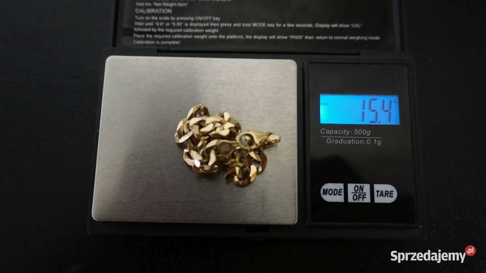 ZŁOTA BRANSOLETKA PANCERKA 15G 333 Warszawa