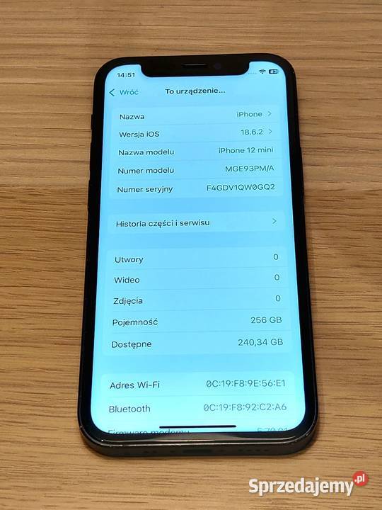 iPhone 12 mini 256GB 93 Czarny Apple / iPhone