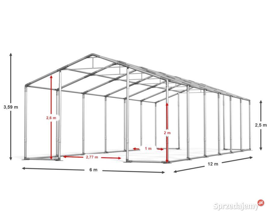 6x12x25m Namiot ogrodowy konstrukcja zimowa Lublin sprzedam