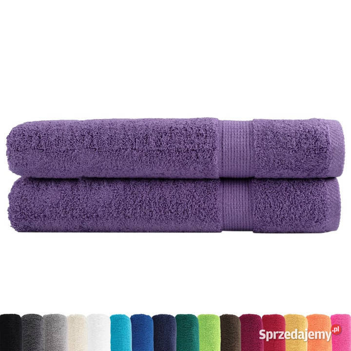 Ręczniki premium SOLUND 2 fioletowe 80x200 600 g Warszawa