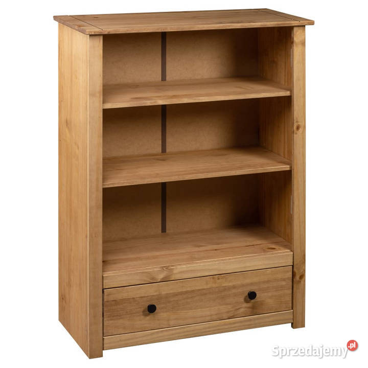 Regał na książki 80x35x110 lita sosna seria