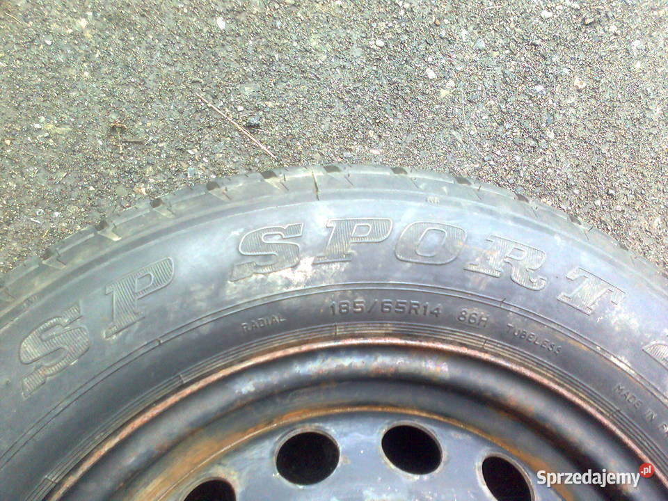 dunlop sp sport 220e 185x65 r14 koło opona całoroczne Gierałtowiczki