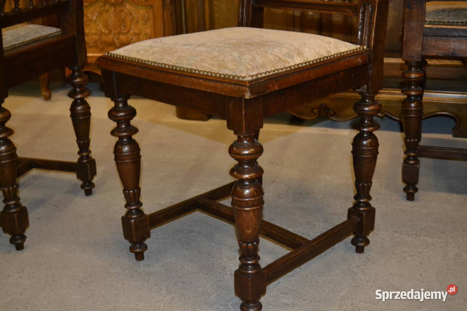 krzesła eklektyczne 4 dąb