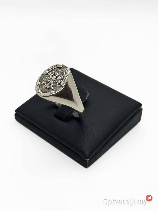 Srebrny sygnet męski pr 925 954g Rozmiar 25 srebro Elbląg