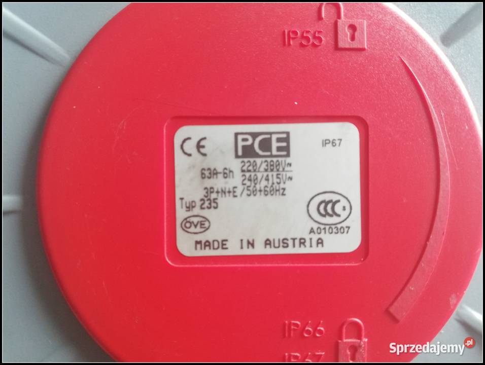 Mennekes Wtyczka PowerTOP 63A5p6h400VIP67 Dąbrowa Górnicza