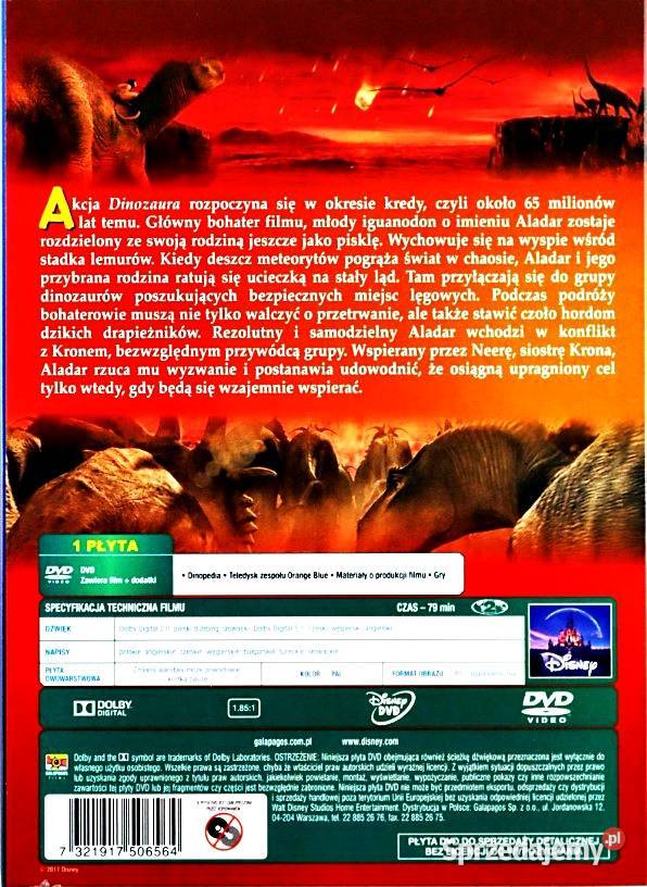 DINOZAUR ZACZAROWANA KOLEKCJA DISNEY Kalisz