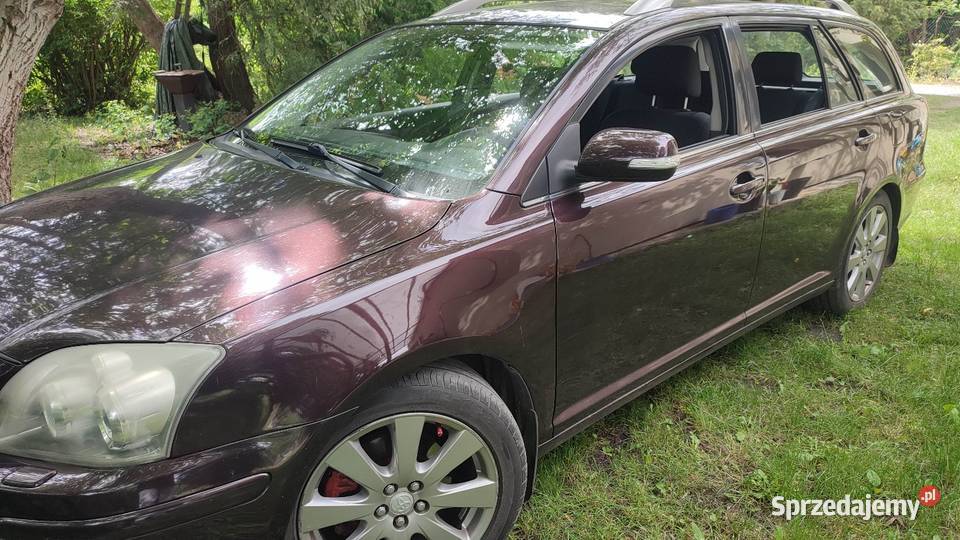 Toyota Avensis T25 ubezpieczenie na stan b welurowa tapicerka Grodzisk Mazowiecki