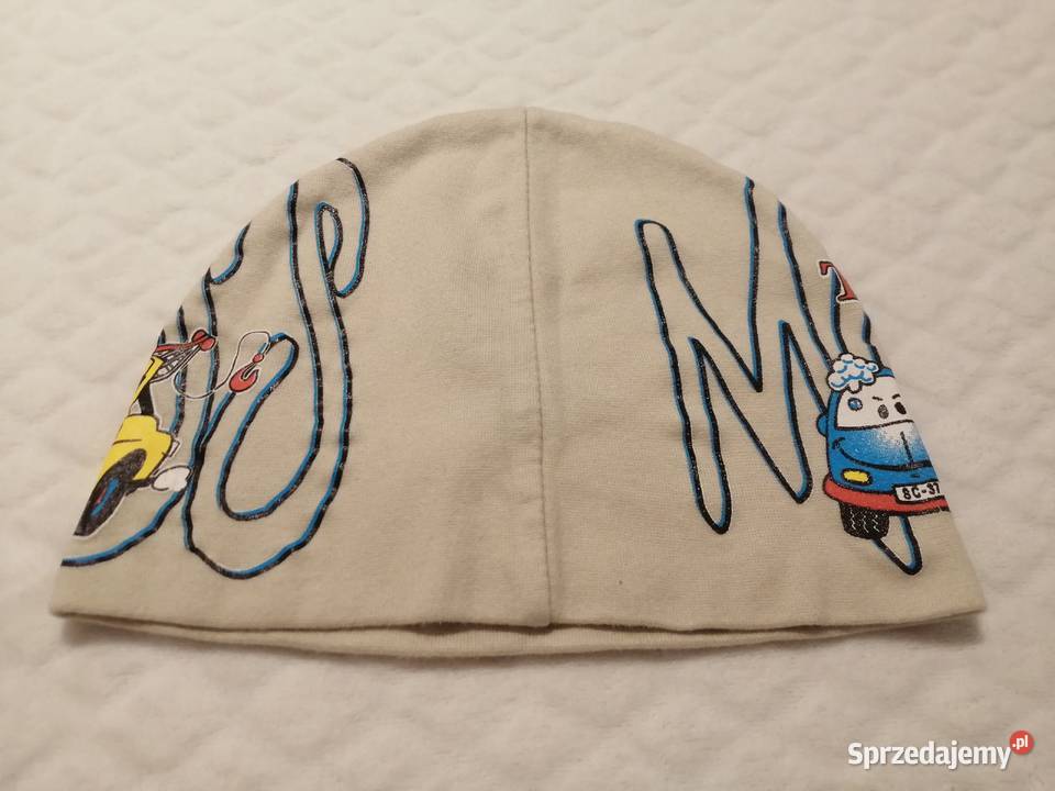 Czapka chłopięca beżowa auta taxi friends 45 Czeladź
