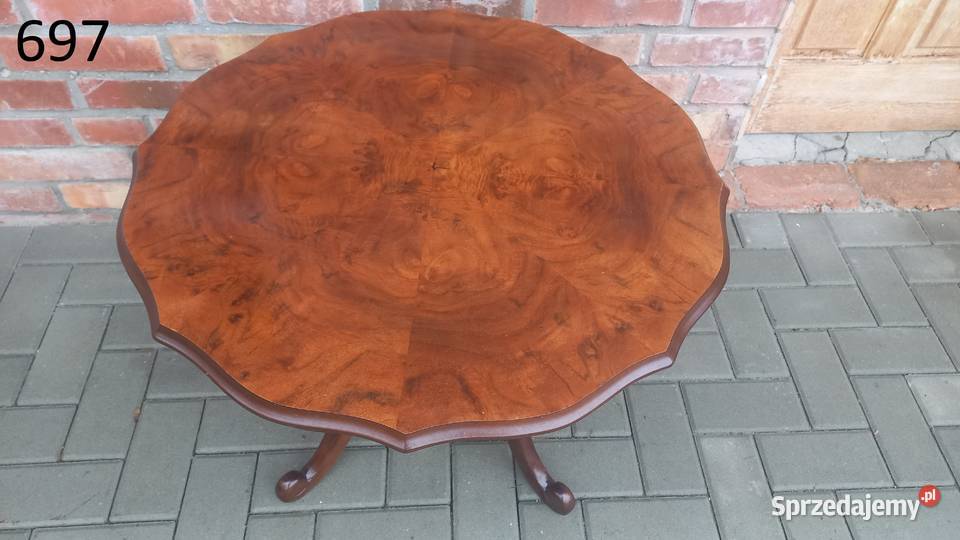 Stolik kawowy okrągły stylowy 697 zachodniopomorskie Gawroniec