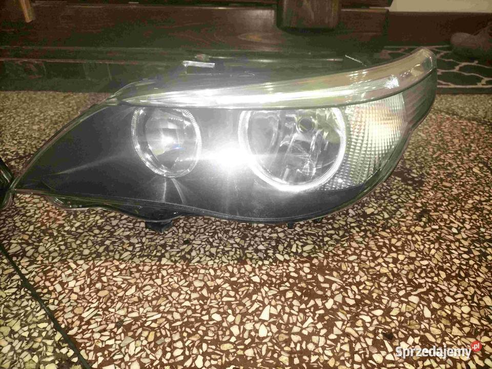 Lampy przednie H7 BMW E60 E61 PRZEDLIFT stan Poręba
