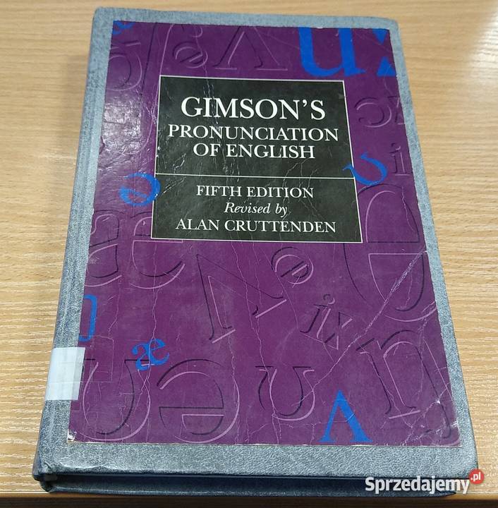 Gimsons pronunciation of English 5th edition Gdańsk