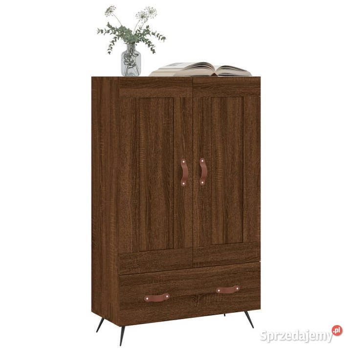 Wysoka szafka brązowy dąb 695x31x115 WM830299 mazowieckie Warszawa