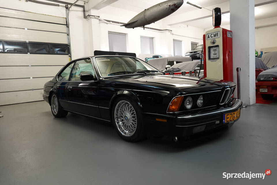 BMW 635 CSi 1987 E24 35 l czarne waniliowe 2/3 Zgierz