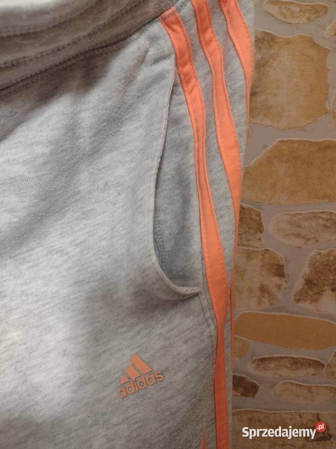 38M ADIDAS Ekskluzywne Szare spodnie dresowe Rozmiar 38(M) Kraków