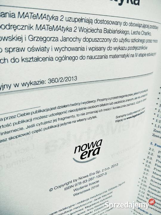 Matematyka 2 rozszerzenie ćwiczenia Warszawa