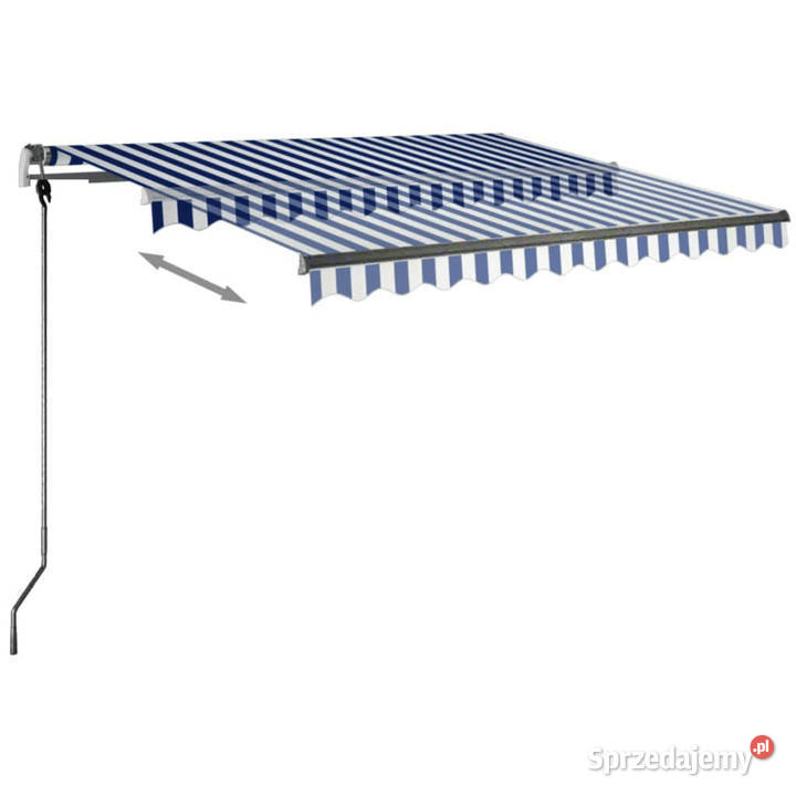 Ręcznie zwijana markiza z LED 300 x 250 Markizy i osłony