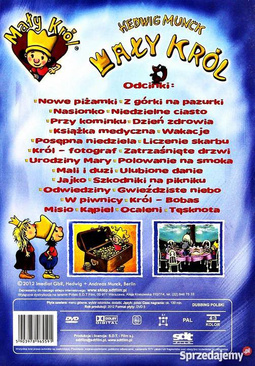 MAŁY KRÓL NOWE PIŻAMKI pełne Kalisz sprzedam