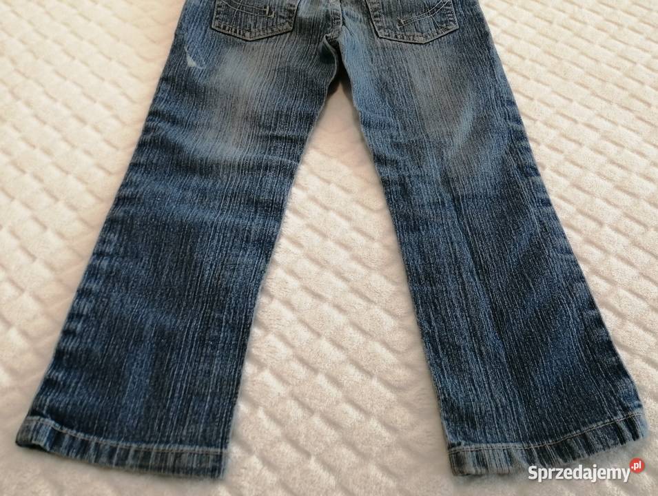 Spodnie dżinsowe niebieskie 98 Okay Odzież Spodnie Czeladź