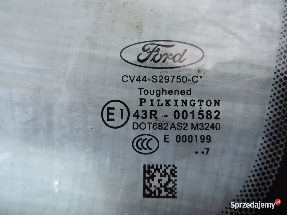 FORD KUGA MK2 SZYBA PRAWA TYŁ KAROSERYJNA osobowe kujawsko-pomorskie