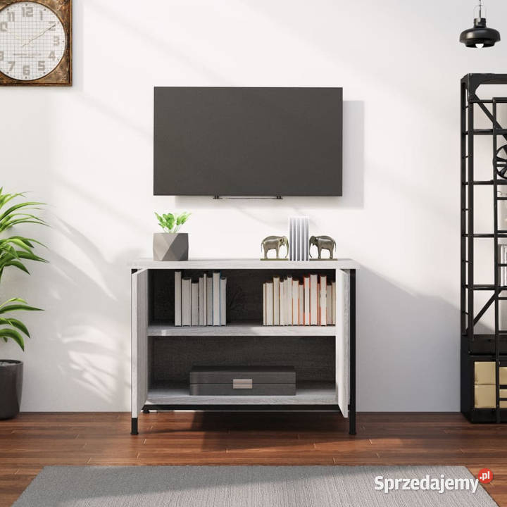 Szafka TV z drzwiczkami szary dąb sonoma mazowieckie Warszawa