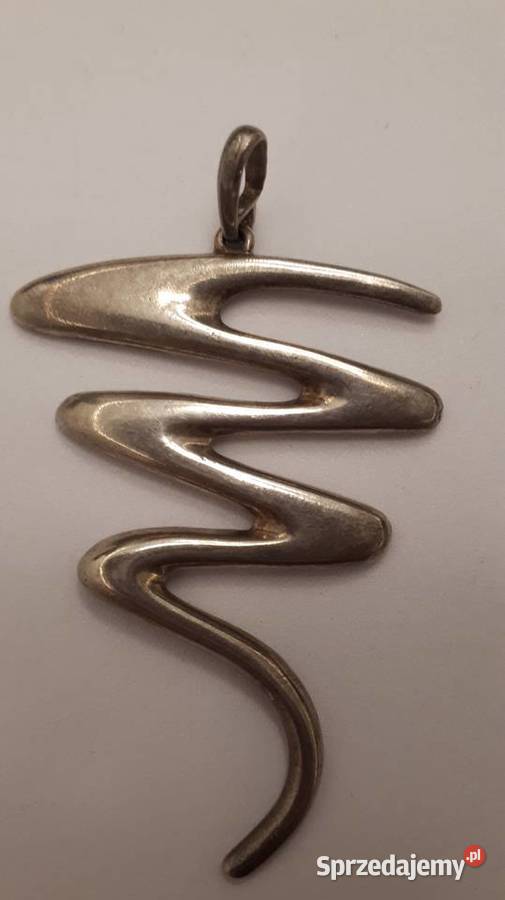 zawieszka srebrna zygzak Radom