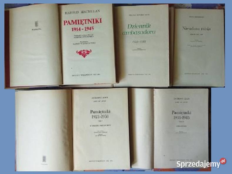 HistoriaPamiętniki Dzienniki Macmillan Dodd Łódź