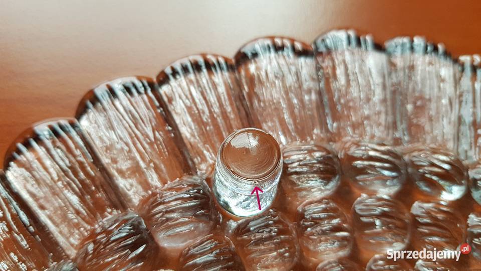 Patera Cora na 3 nóżkach Ząbkowice szkło PRL Porcelana i szkło