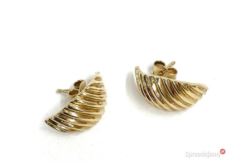 Złote koczyki sztyft 50 g p585 złote Gdańsk