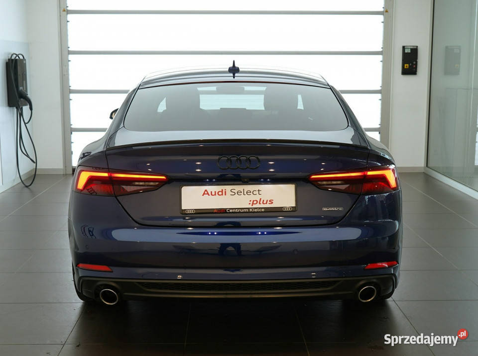 Audi A5 Sportback 45TFSI 245 Quattro Sline LED kamera cofania świętokrzyskie Kielce sprzedam
