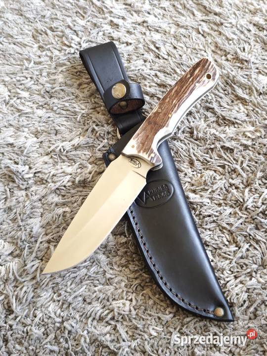 Nóż myśliwski 55 Róg 60HRC Busko-Zdrój