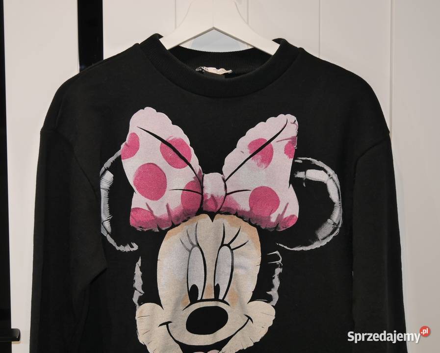 Zara śliczna bluza Minnie przód tył 36 S różowy Wrocław