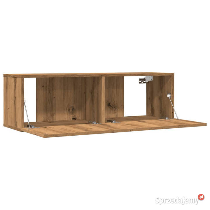 Ścienne szafki TV 2 dąb artisian 100x30x30 Warszawa