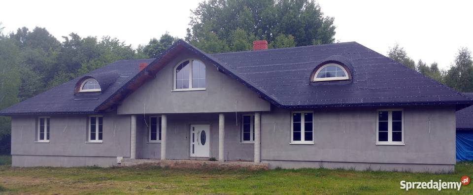 Dom 600m2 w stanie surowym zamkniętym na działce