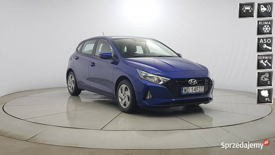 Hyundai i20 12 Pure Z Polskiego Salonu Faktura granatowy