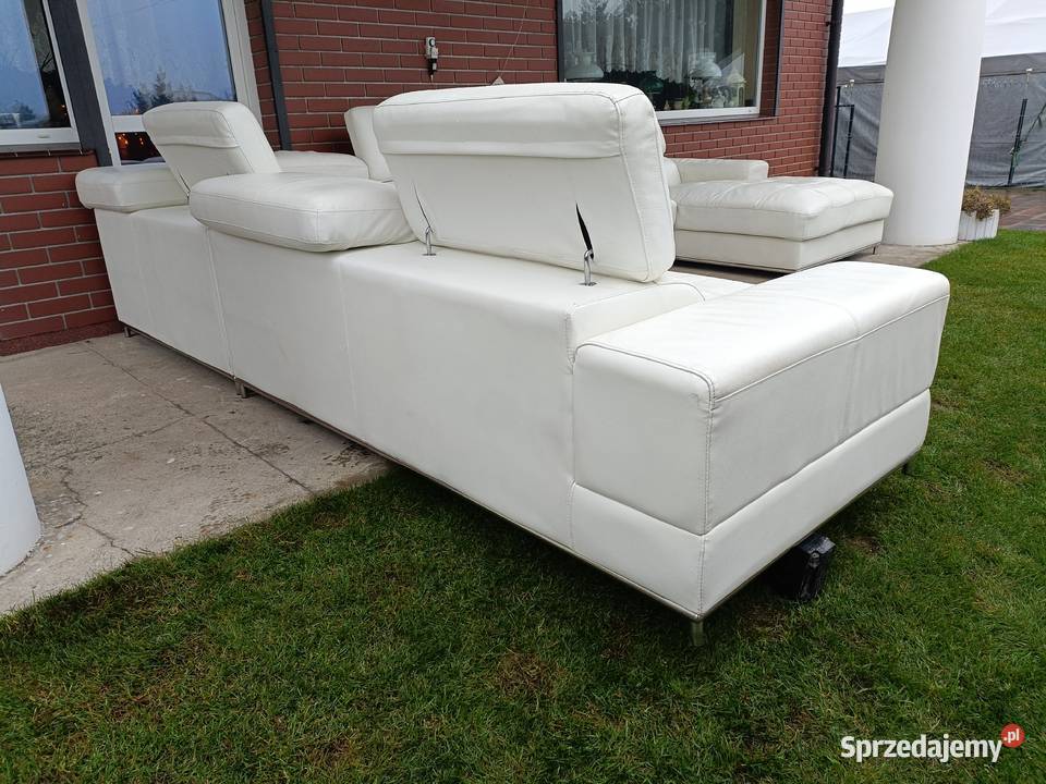 Sprzedam narożnik w kształcie litery U ze skóry Konin