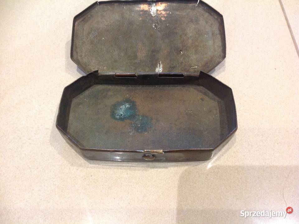 Stare Miedziane Pudełko Pojemnik sprzedam