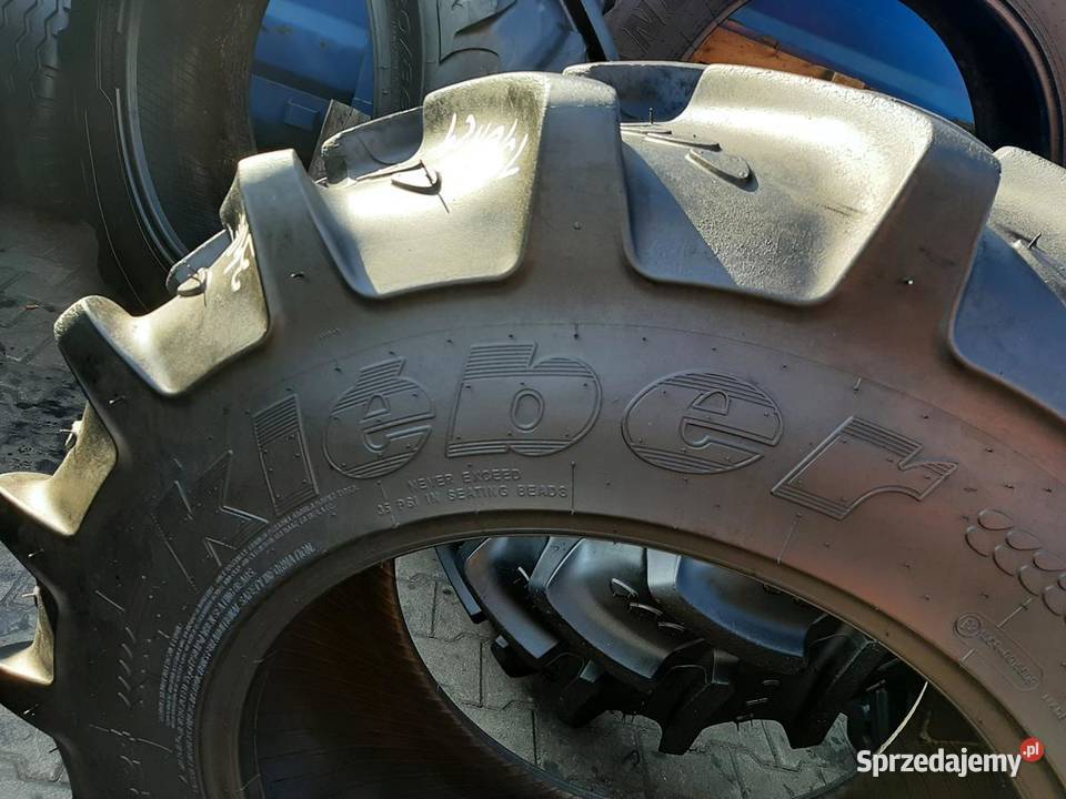 2x Opona używana rolnicza 34085R24 136R24 KLEBER Zaścianki sprzedam